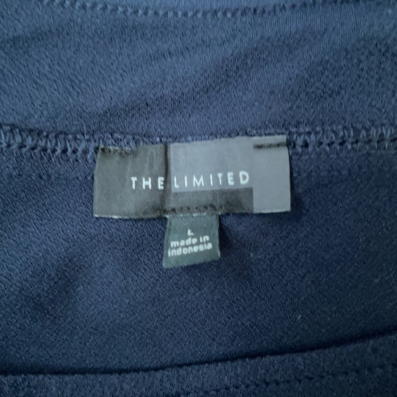 The Limited Navy Short Sleeve Blouse - Picture 14 of 15